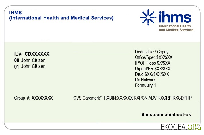 Carte d'assurance maladie de Nauru